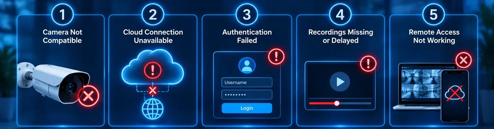 Common Problems When Connecting an IP Camera to the Cloud